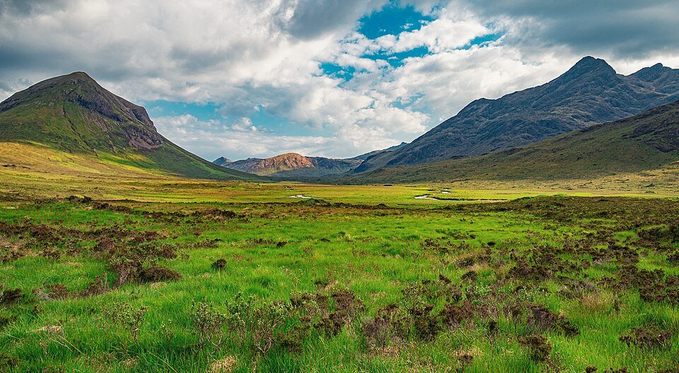 Glen Sligachan and Cuillin mountains